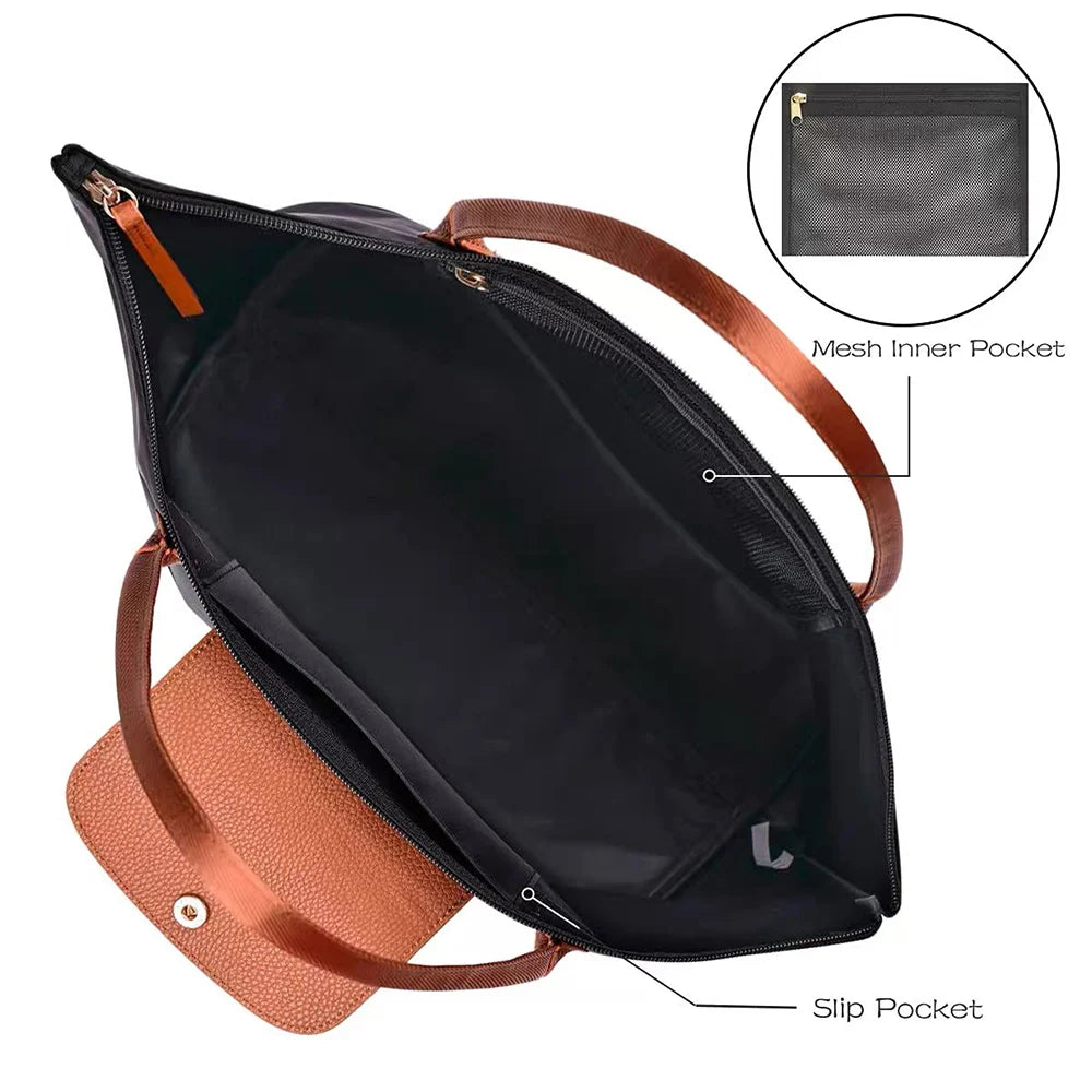 Waterproof Oxford Tote – Durable, Spacious & Commute-Ready