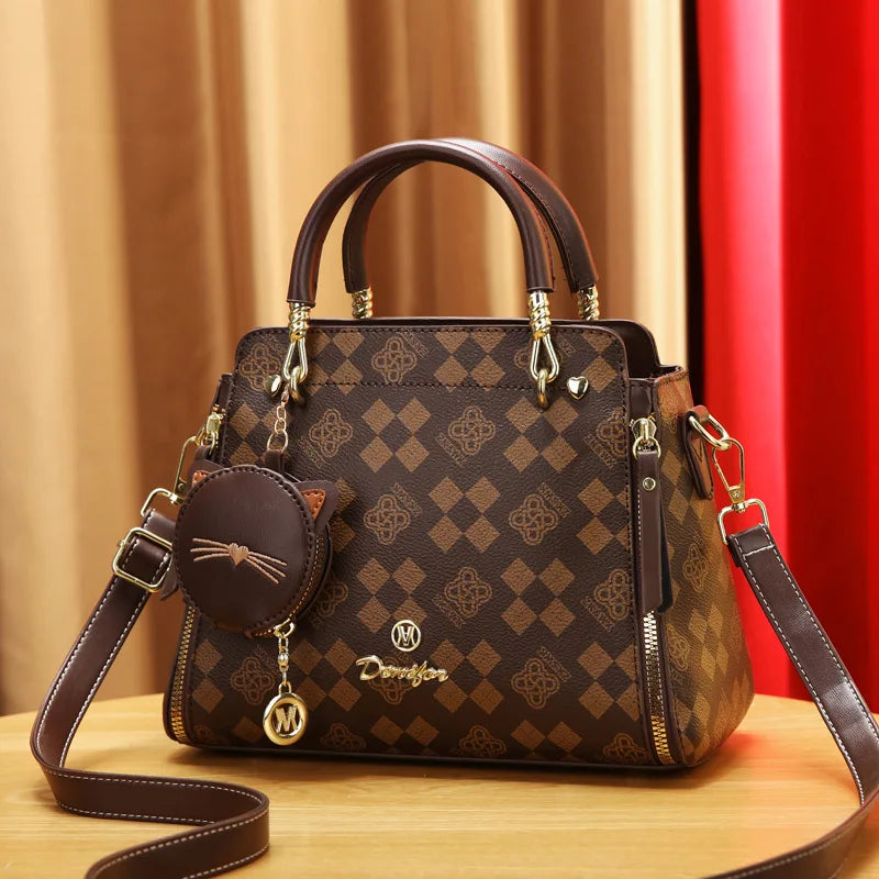 Trendy Printed Crossbody – High-Quality Versatile Shoulder Handbag for Women