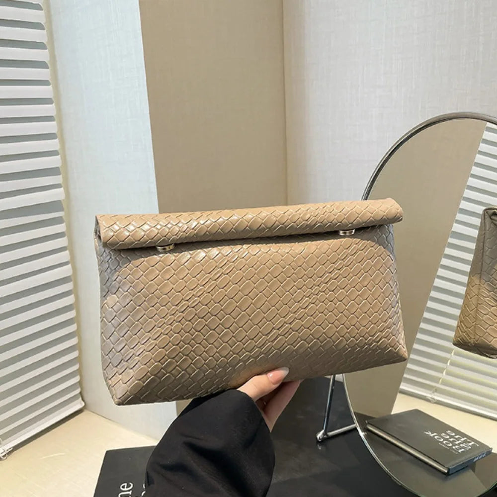 Stone Pattern Clutch – Luxury PU Wallet with Phone & Coin Pockets for Women