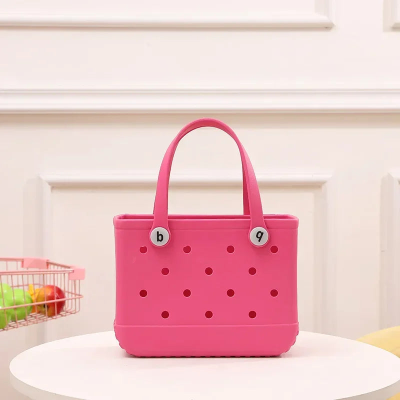 Mini EVA Jelly Tote – Stylish Summer & Picnic Organizer