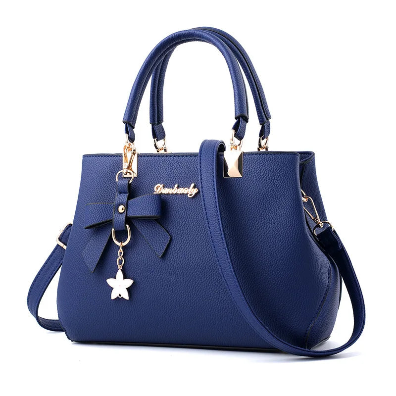 Yogodlns Floral Pendant Bag – Chic Shoulder & Office-Ready Tote