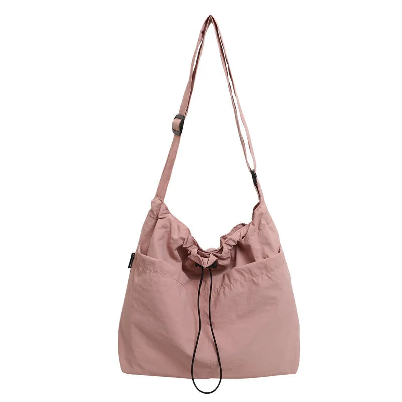 Drawstring Crossbody Hobo