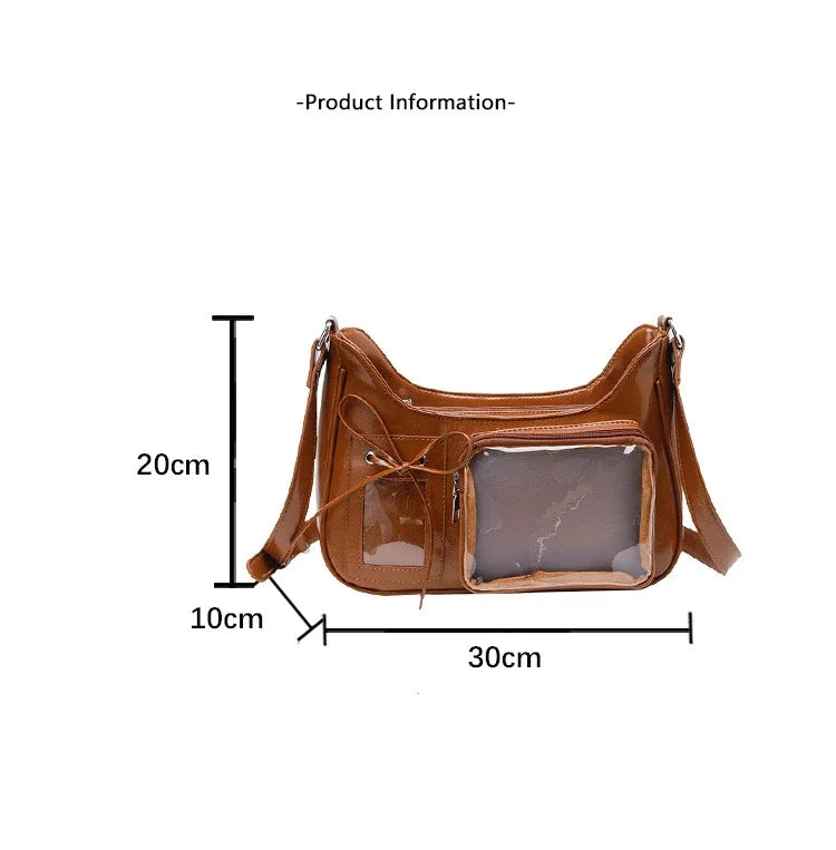 Y2K Transparent Ita Bag