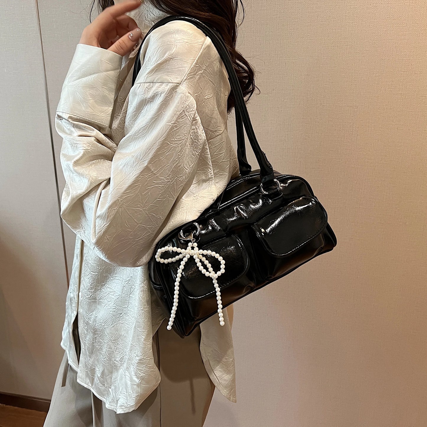 Korean Bow Underarm Bag
