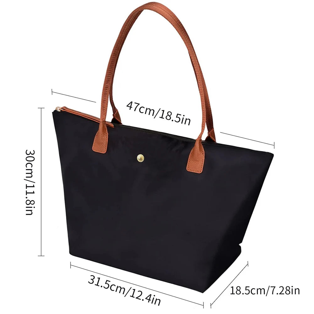 Waterproof Oxford Tote – Durable, Spacious & Commute-Ready