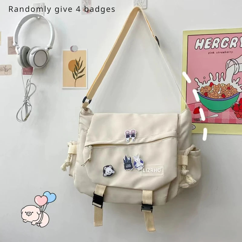 Retro Large Capacity Shoulder Tote
