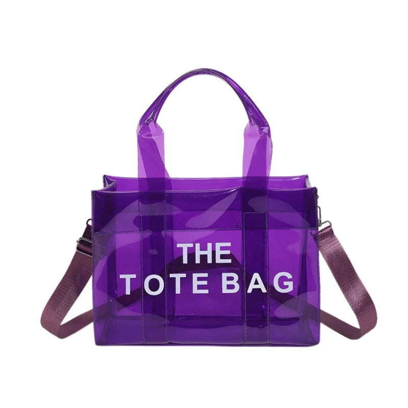 Transparent Tote – Trendy, Spacious & Designer-Inspired