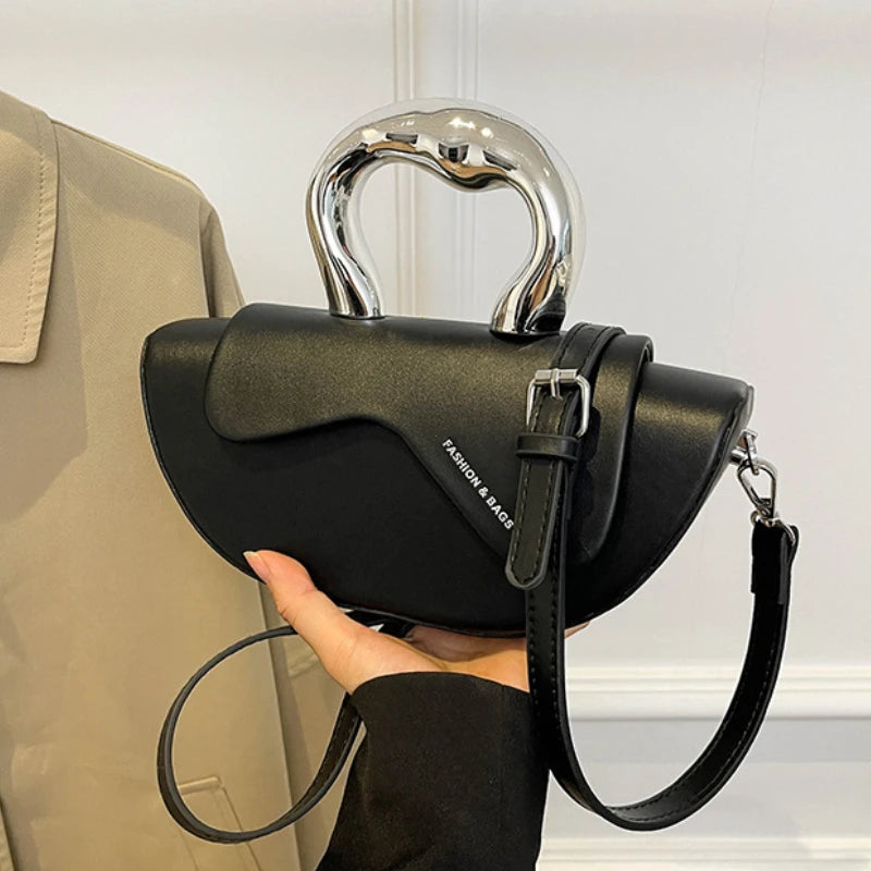 Soft Shoulder Bag – High-Quality Women's Handbag with Hasp & Interior Compartments