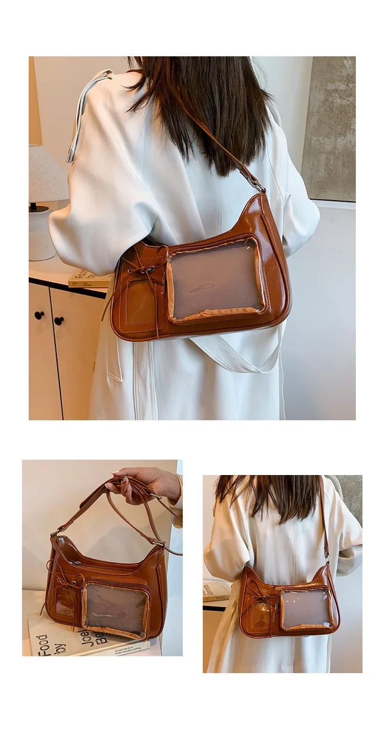 Y2K Transparent Ita Bag