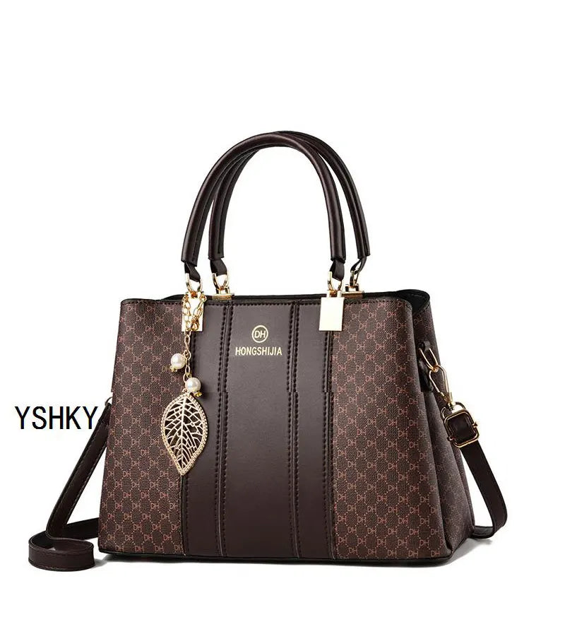 New Bucket Bag – Large-Capacity Patterned Shoulder & Crossbody Handbag for Women