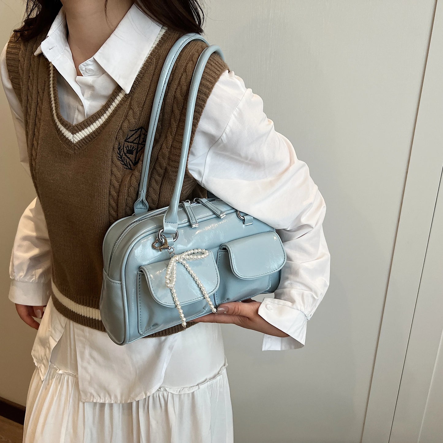 Korean Bow Underarm Bag