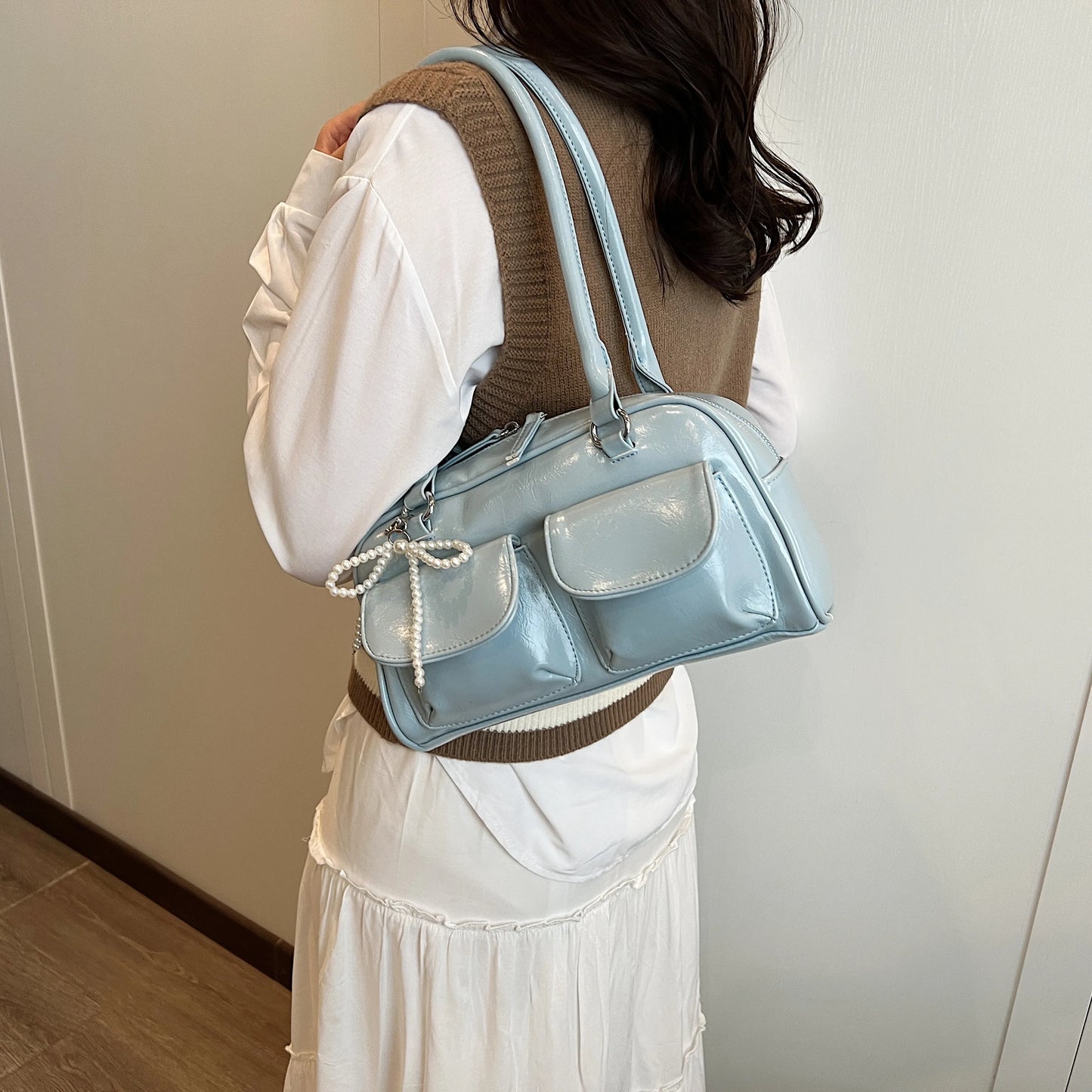 Korean Bow Underarm Bag
