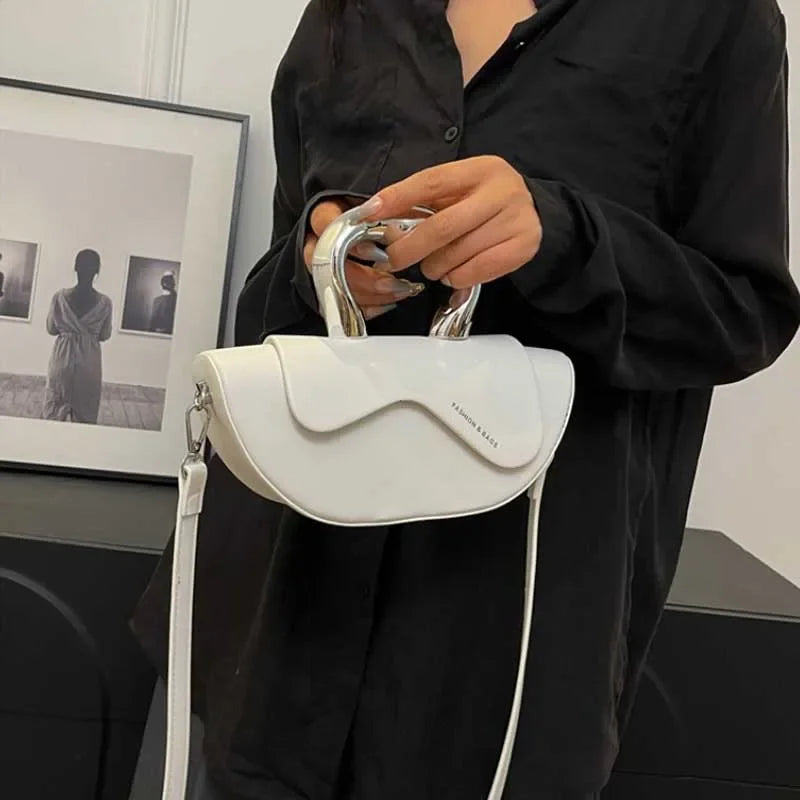 Soft Shoulder Bag – High-Quality Women's Handbag with Hasp & Interior Compartments