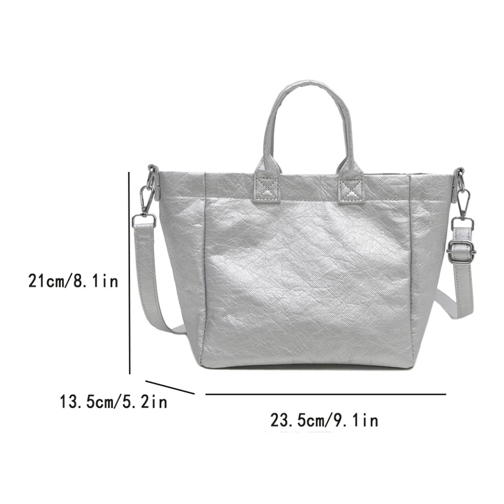 Large Capacity Tote – Chic, Durable & Commute-Ready"