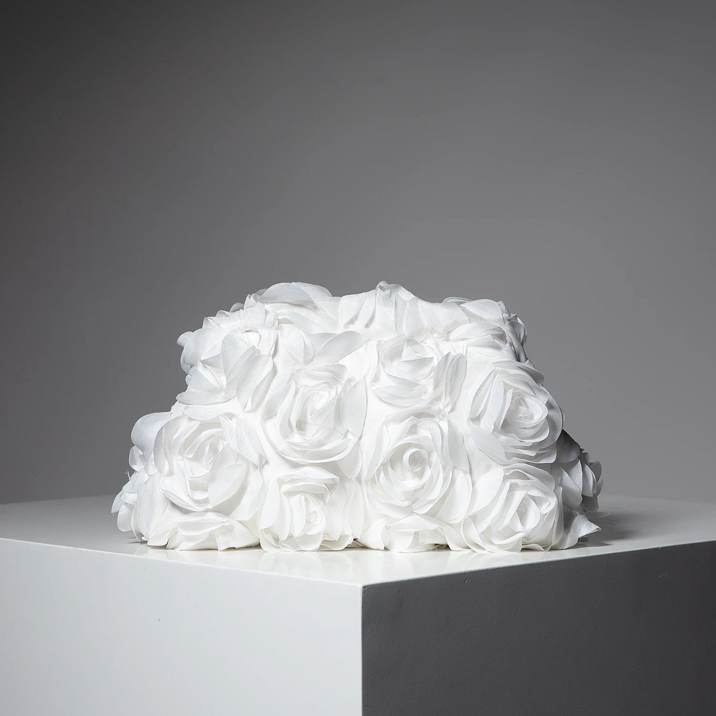 Elegant Rose Clutch – Women's Wedding & Party Clip Bag, Perfect Gift with Unique Pattern