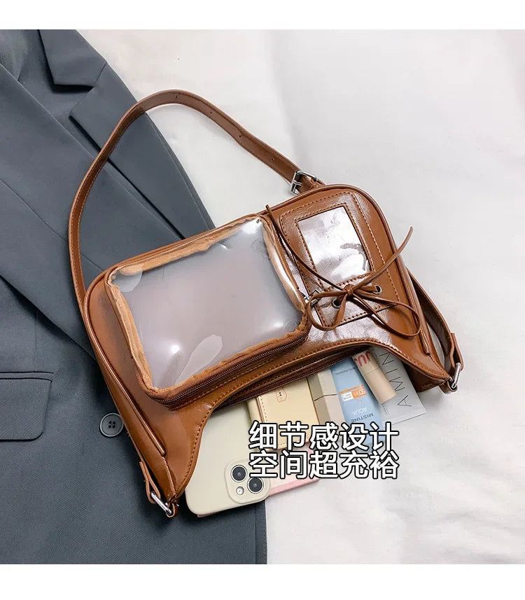 Y2K Transparent Ita Bag