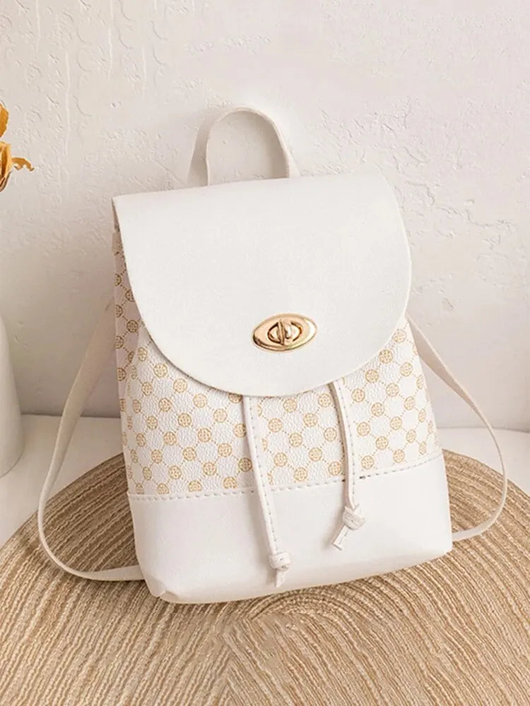 Leather Shoulder Bag – Slim, Portable, Large-Capacity Phone Backpack for Women