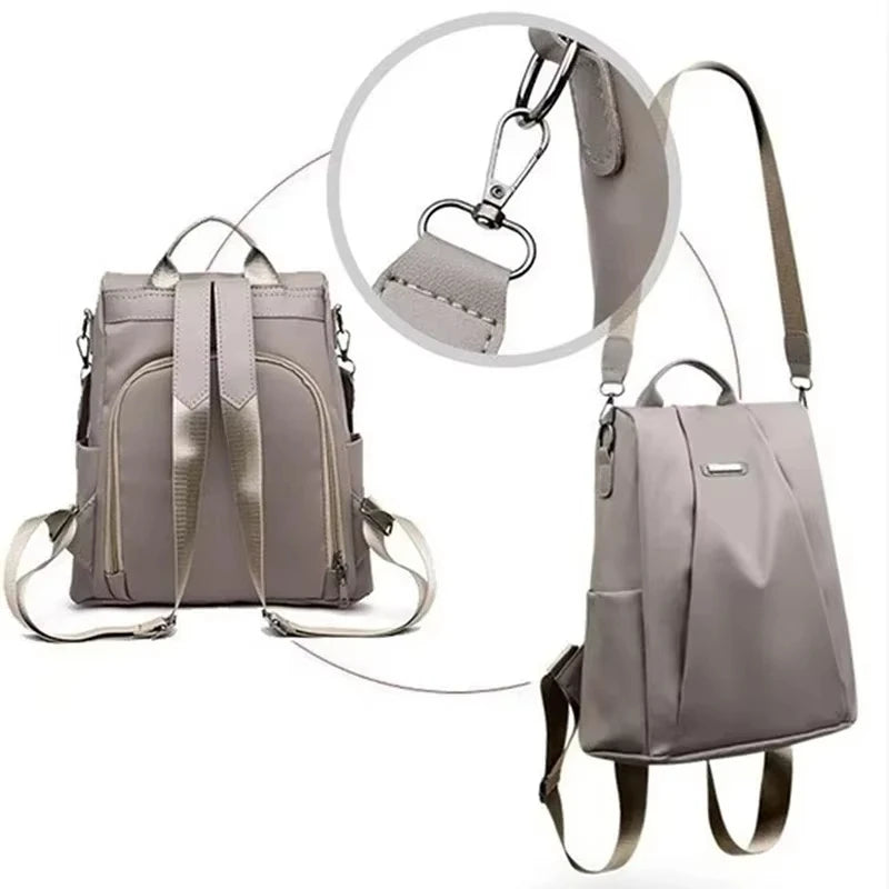Casual Solid Color School & Shoulder Bag