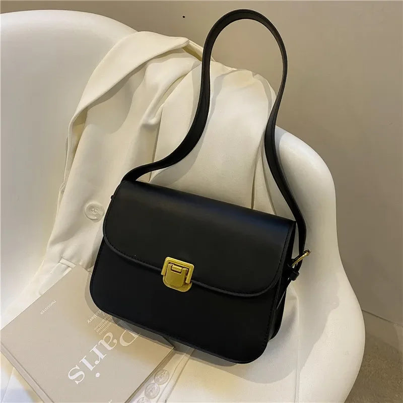 Vintage Envelope Shoulder Bag – High-Quality Preppy Style Handbag & Messenger Briefcase for Women