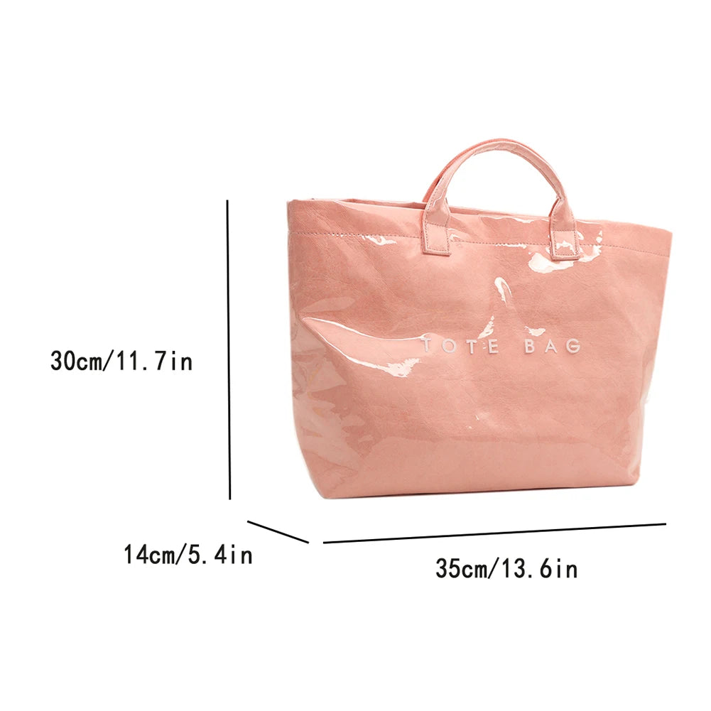 Large Capacity Tote – Chic, Durable & Commute-Ready"