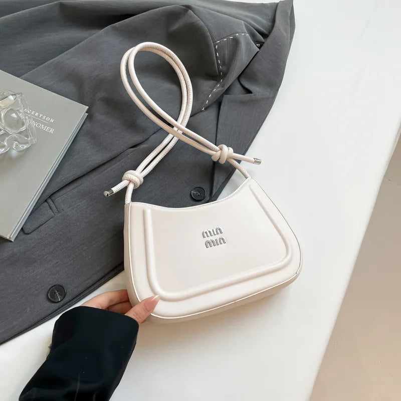 Korean Style Crescent Bag – High-End Multifunctional Shoulder & Crossbody Handbag for Women