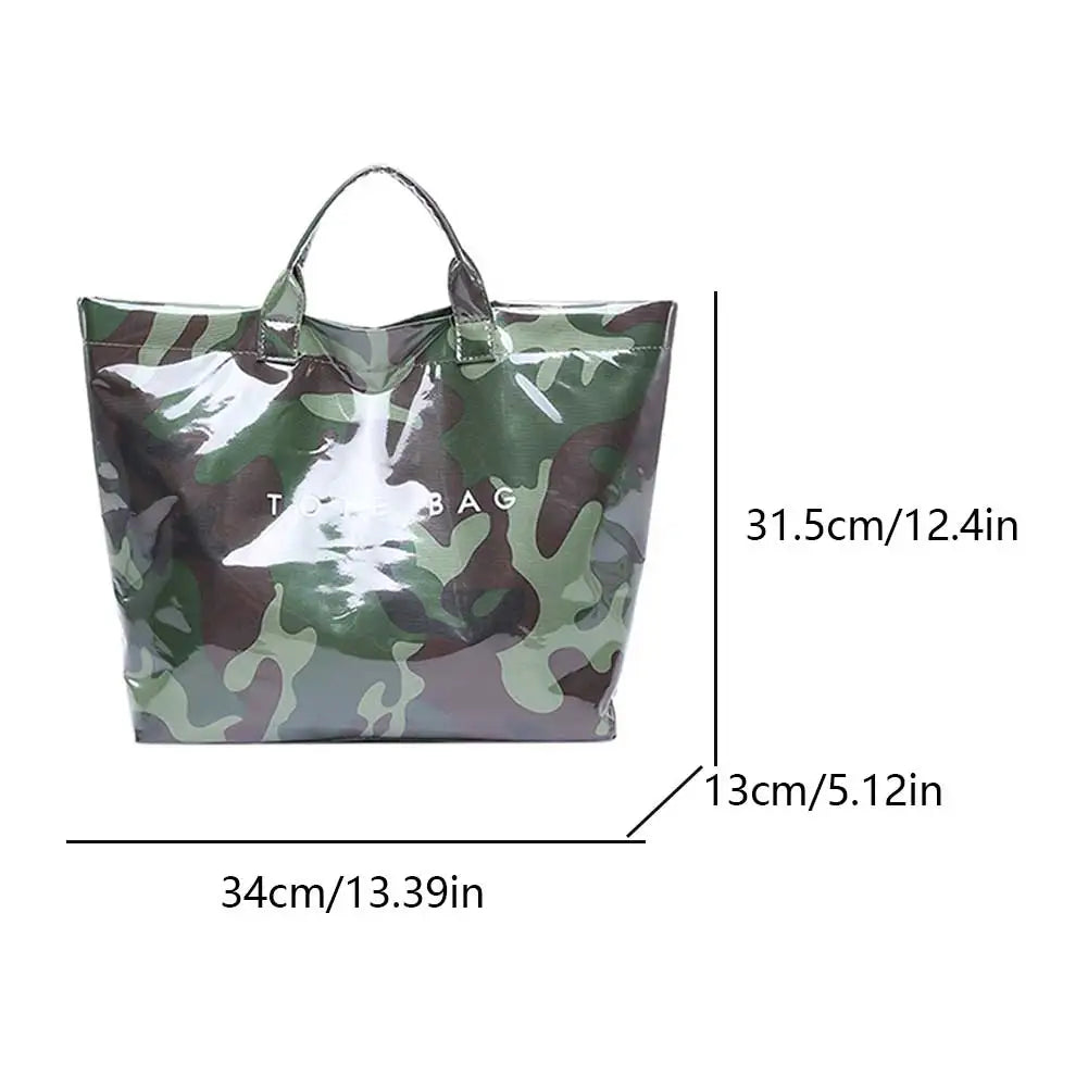 Large Capacity Tote – Chic, Durable & Commute-Ready"