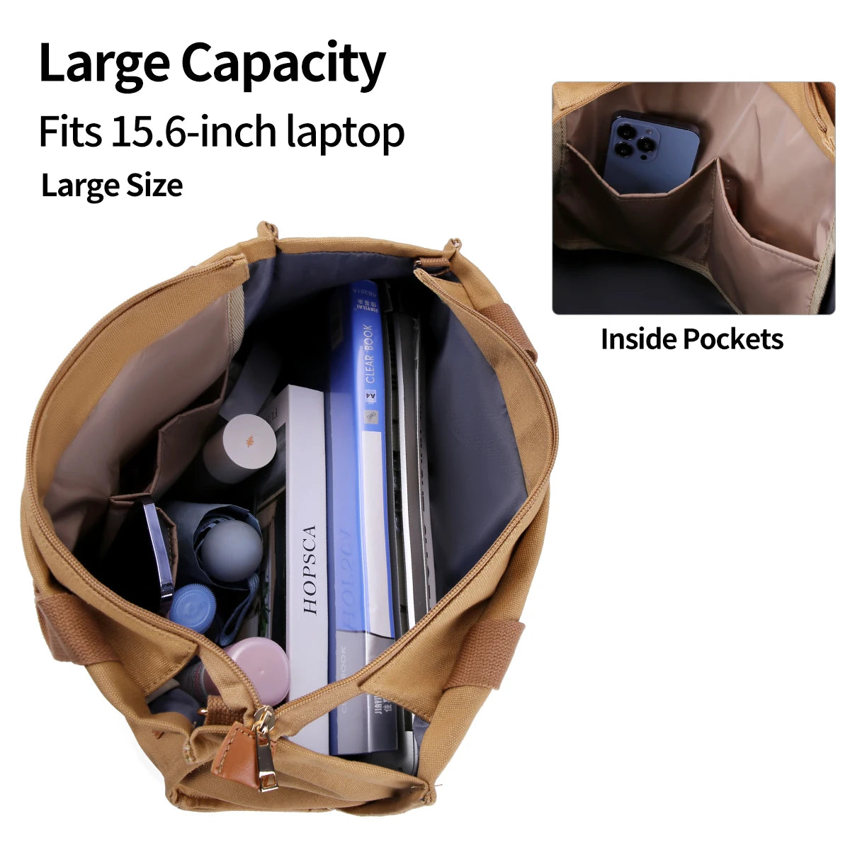 Lightweight Canvas Tote – Comfy, Chic & Commuter-Friendly