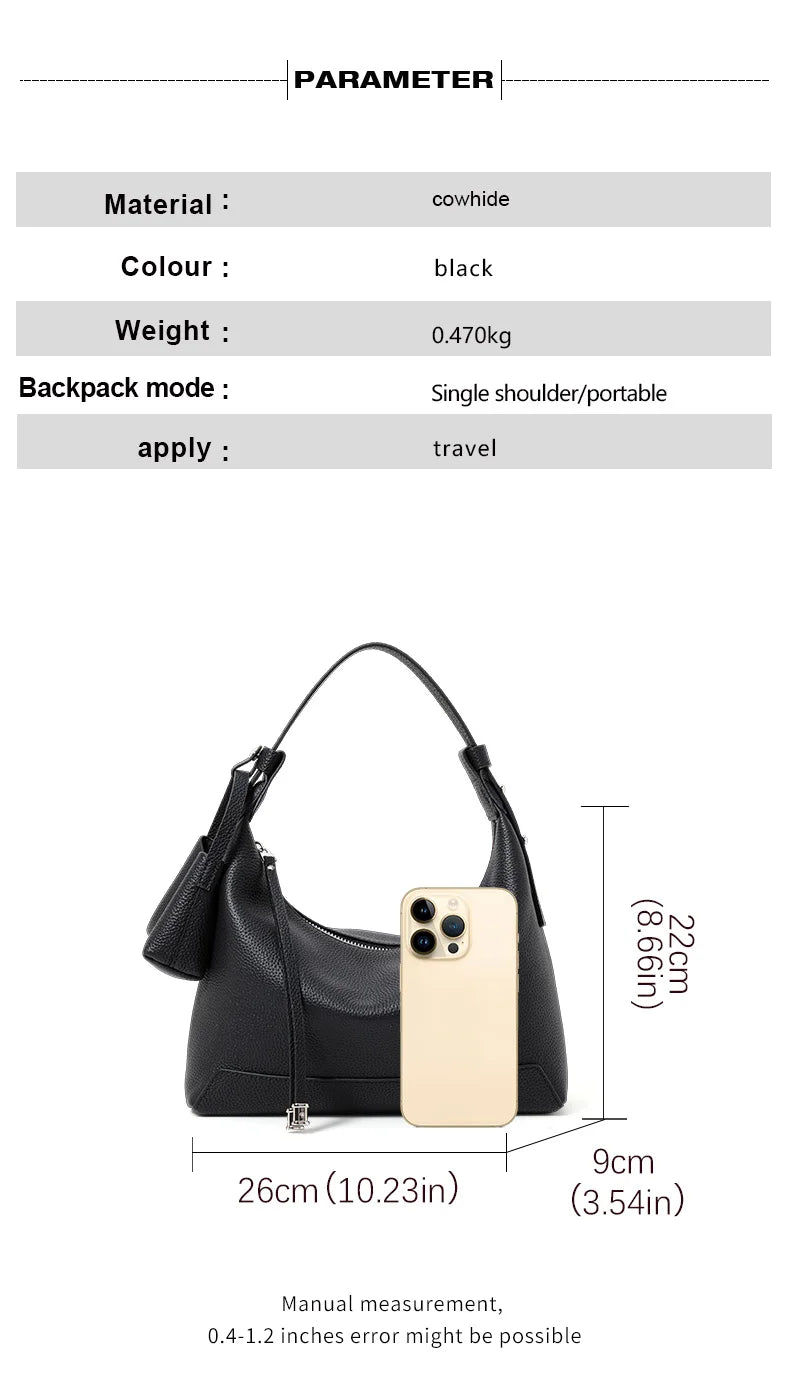 Summer Cowhide Kite Shoulder Bag