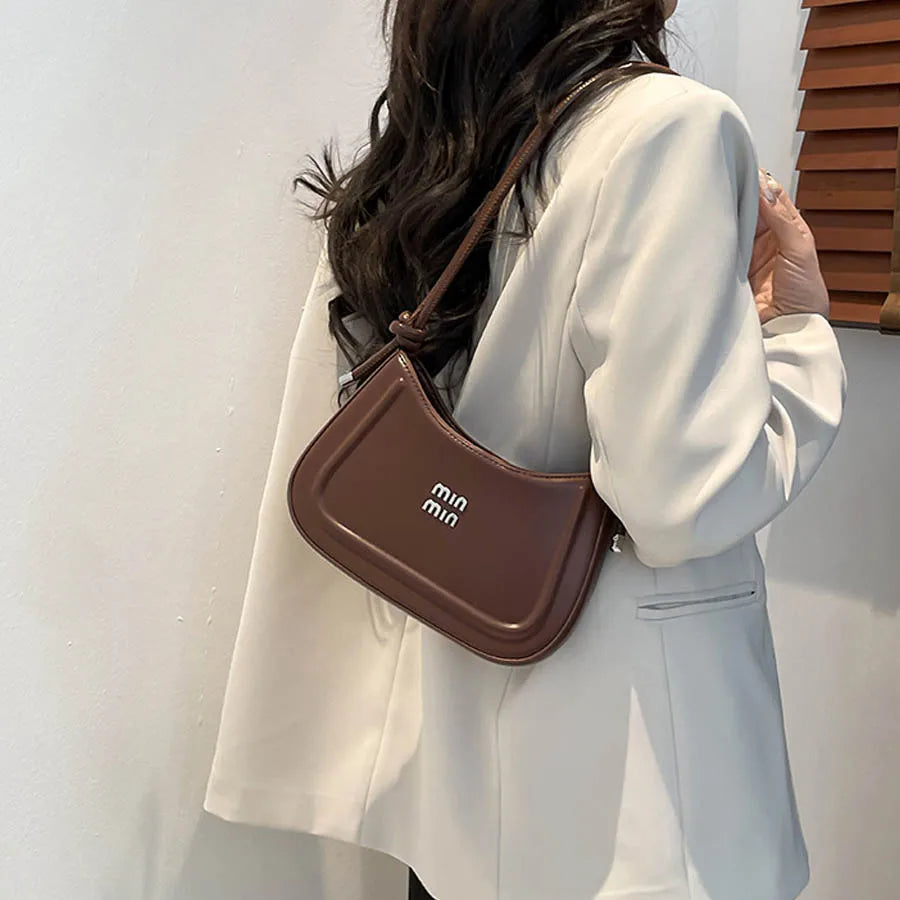 Korean Style Crescent Bag – High-End Multifunctional Shoulder & Crossbody Handbag for Women