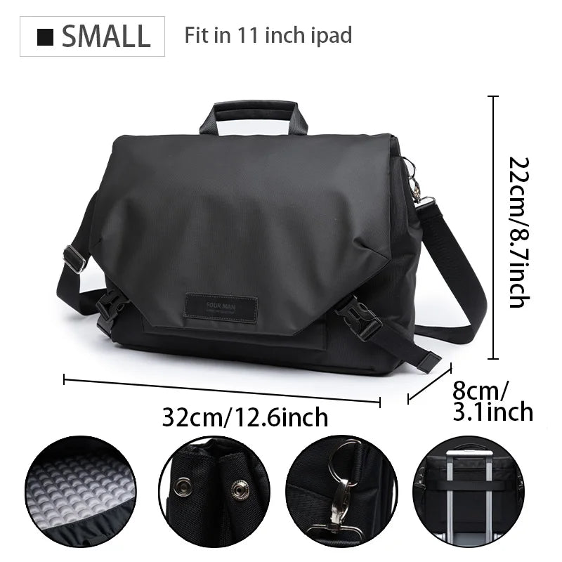 Waterproof Oxford Sling – Sleek Business Crossbody Bag