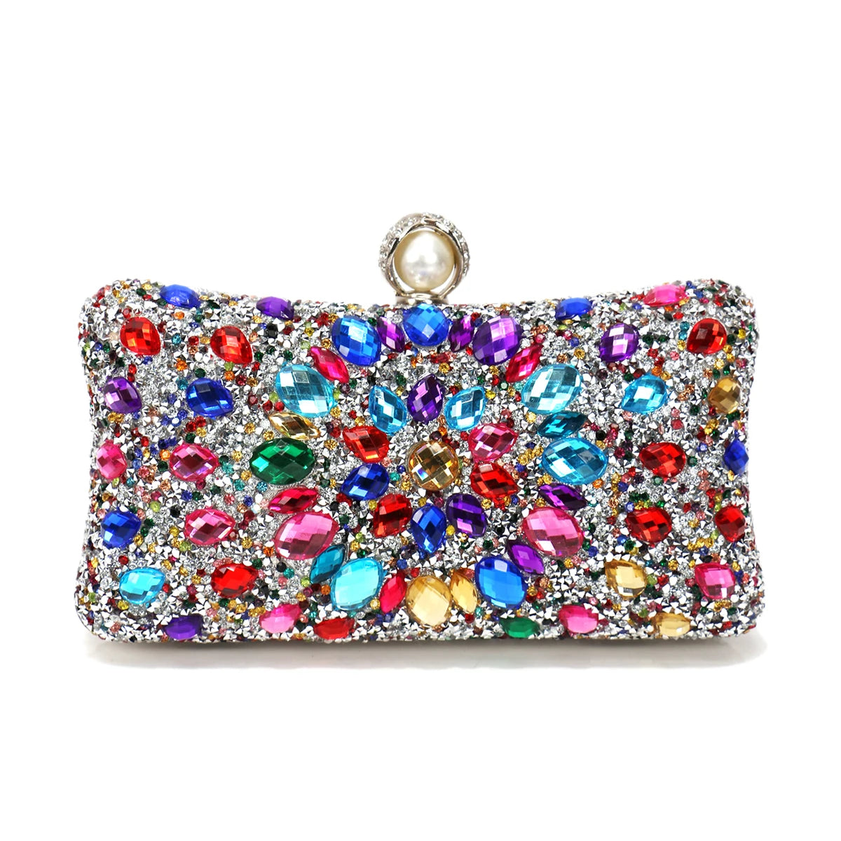 Acrylic Rhinestone Evening Clutch – Glam Party & Wedding Shoulder Bag