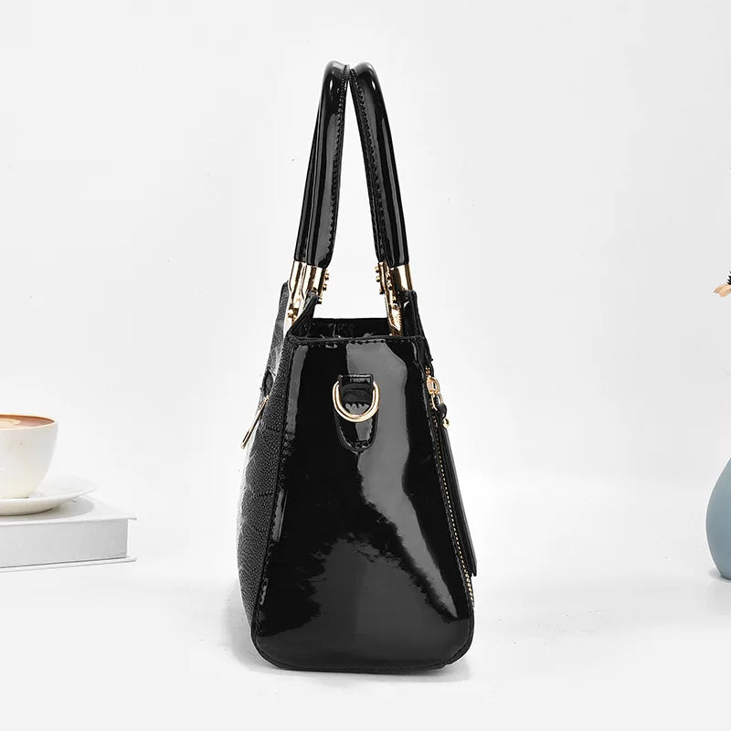 Luxury Patent Croc Bag – Chic Bucket Style & Designer Shine