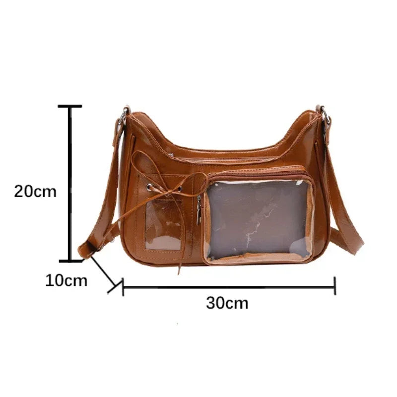Y2K Transparent Ita Bag