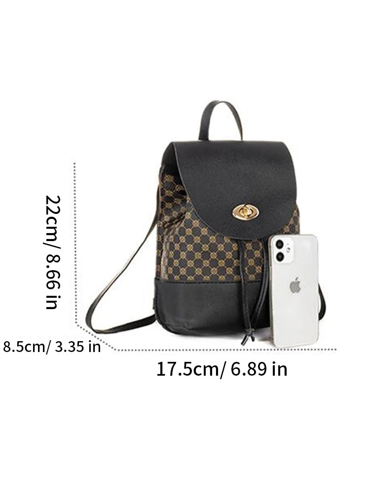 Leather Shoulder Bag – Slim, Portable, Large-Capacity Phone Backpack for Women