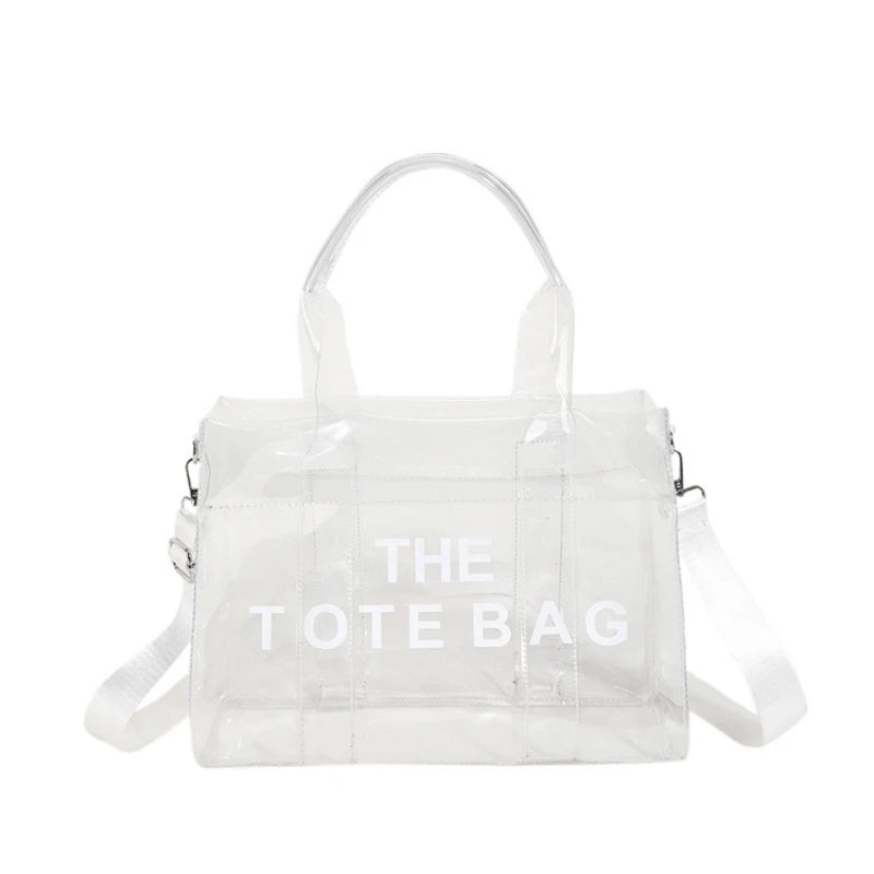 Transparent Tote – Trendy, Spacious & Designer-Inspired