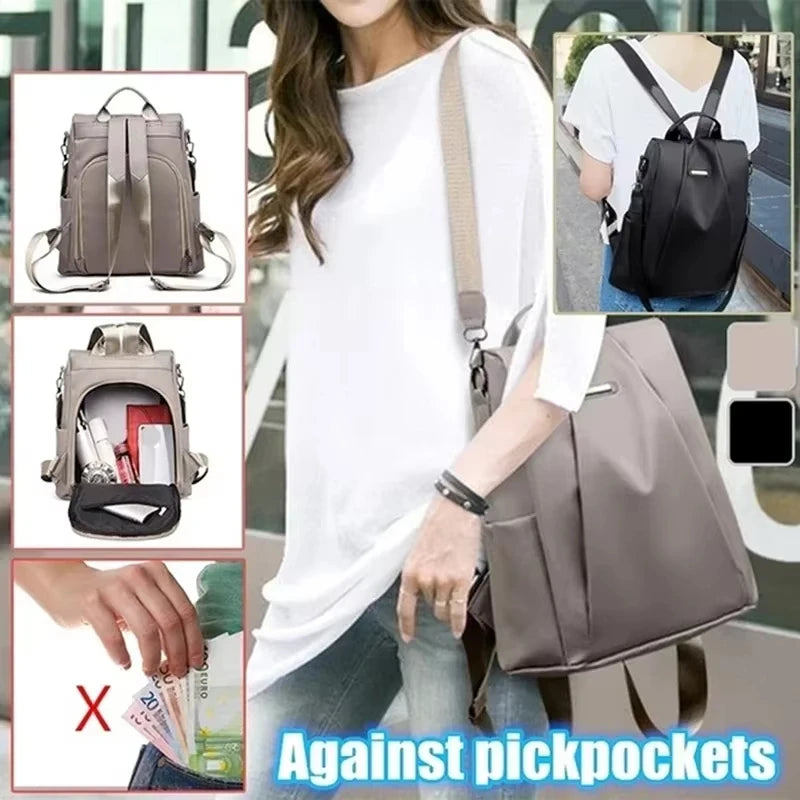 Casual Solid Color School & Shoulder Bag