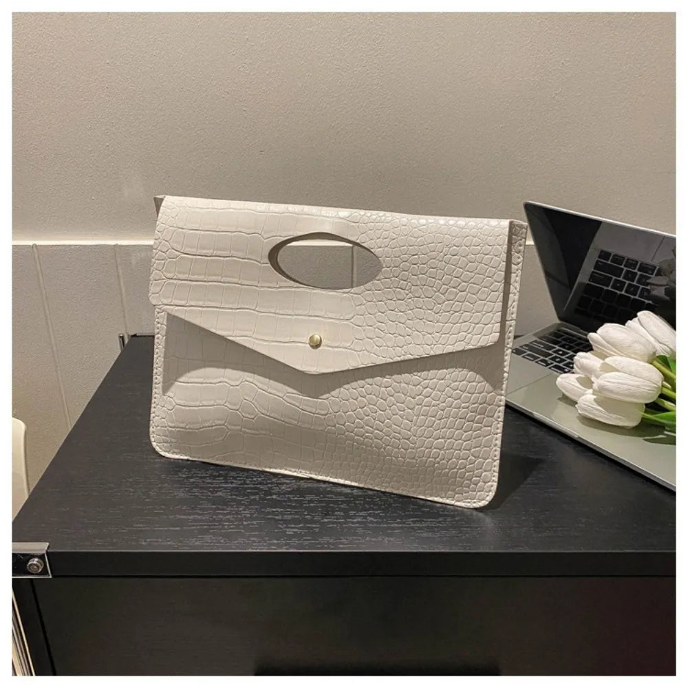 Crocodile Pattern Clutch – Elegant Tote & Handbag for Office, Dinner & Giftin