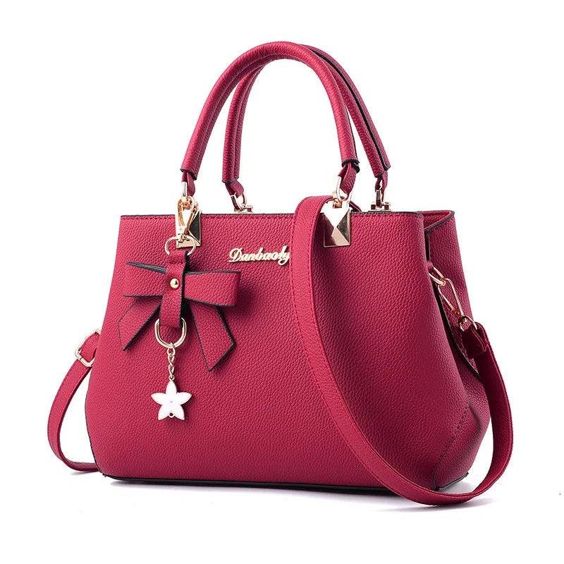 Yogodlns Floral Pendant Bag – Chic Shoulder & Office-Ready Tote