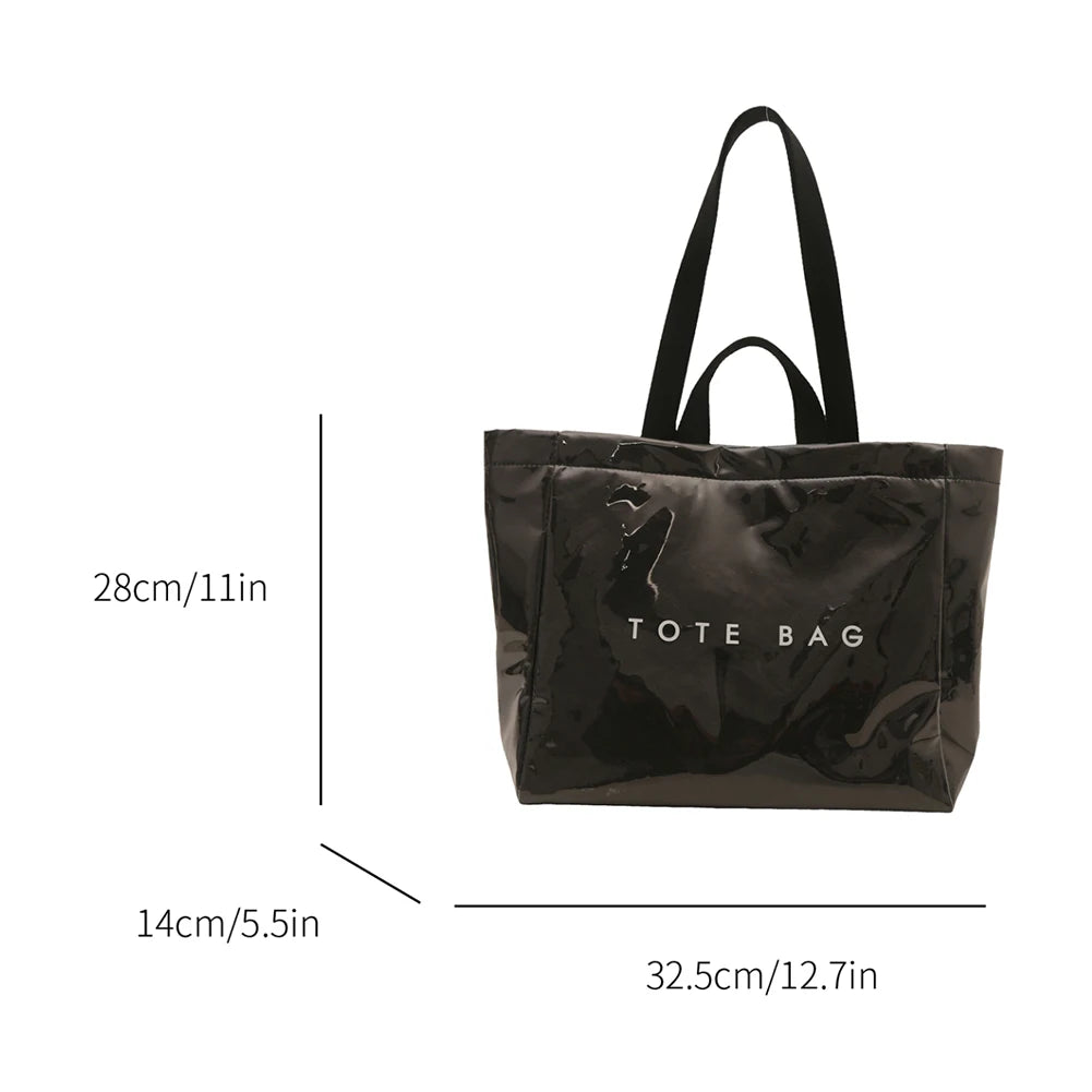 Large Capacity Tote – Chic, Durable & Commute-Ready"