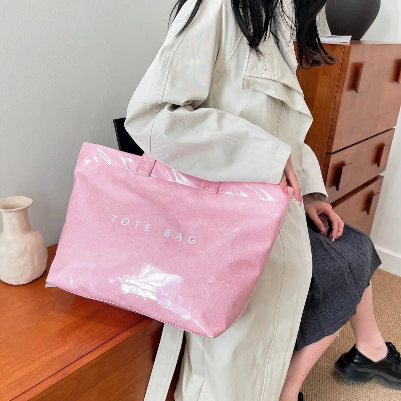 Women’s Solid Tote – Effortless Style for Work & Weekend