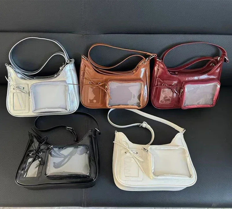 Y2K Transparent Ita Bag