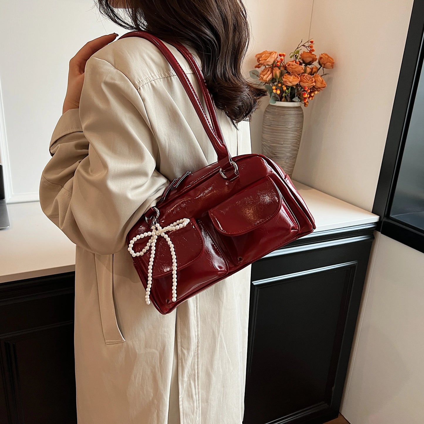 Korean Bow Underarm Bag