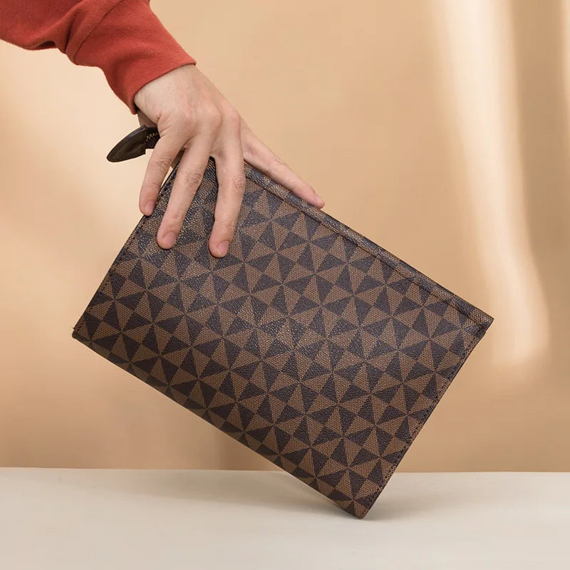 Luxury Designer Clutch – Unisex Business Wallet & Mobile Phone Bag