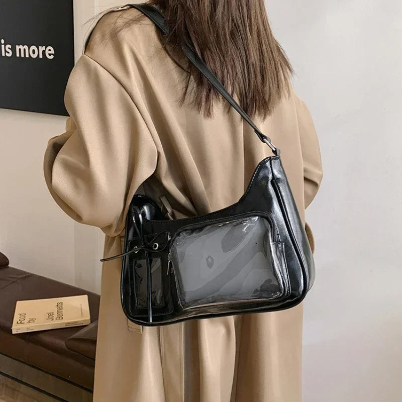 Y2K Transparent Ita Bag