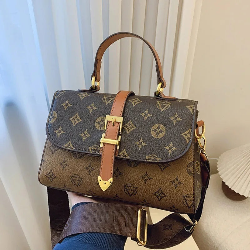 Retro Fashion Crossbody – High-End Small Square Shoulder & Handheld Bag for Women