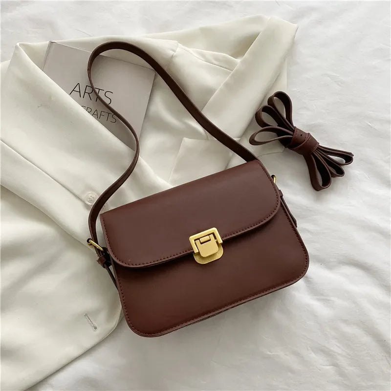 Vintage Envelope Shoulder Bag – High-Quality Preppy Style Handbag & Messenger Briefcase for Women