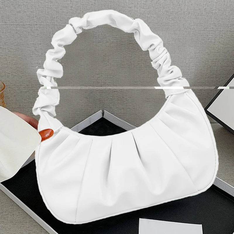 Stylish Pleated Handbag – Elegant & Modern