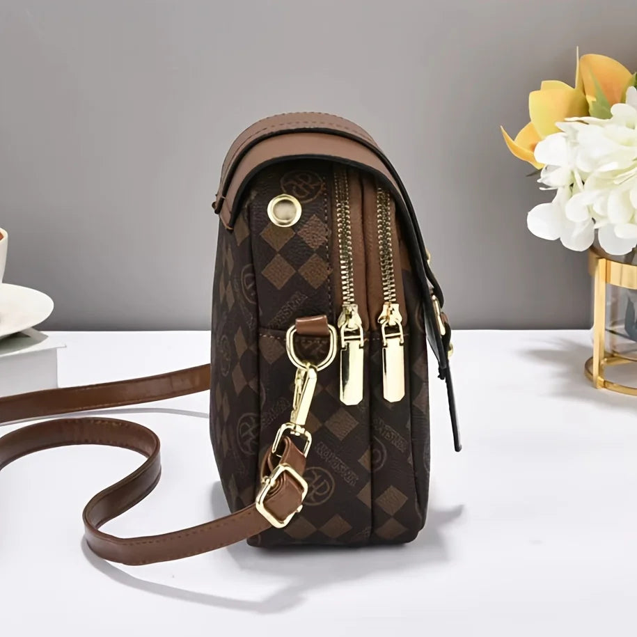 Multi-Layer Small Crossbody – Fashionable Luxury Shoulder Bag for Women
