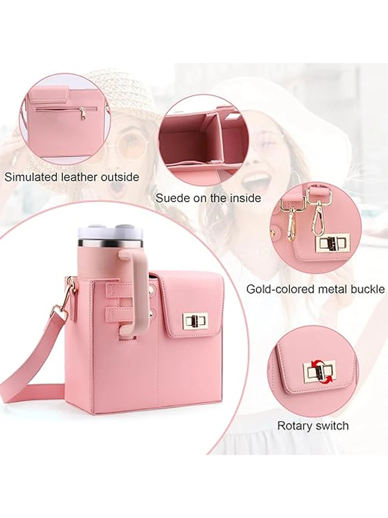 Single-Shoulder Water Bottle Tote – Outdoor Use