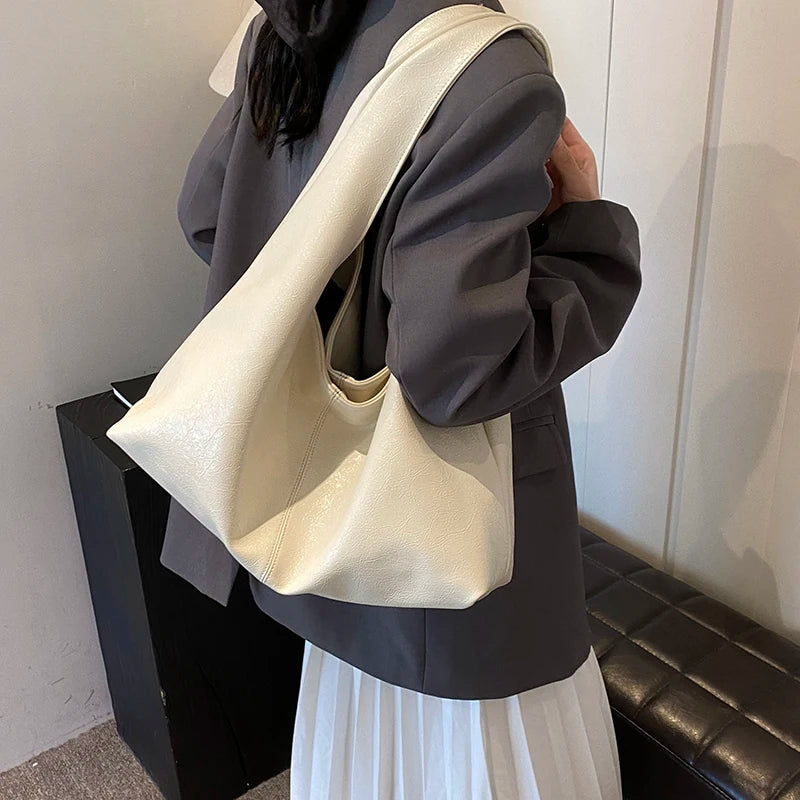LEFTSIDE PU Shoulder Hobo